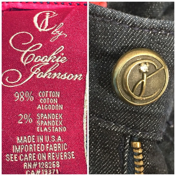 COOKIE JOHNSON DEEP NAVY  BLUE BOOTCUT JEANS - Picture 6 of 8